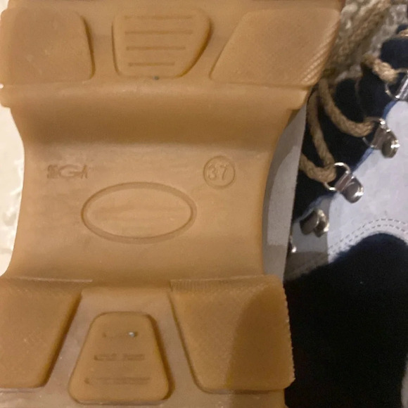 Montelliana Suede Colorblock Pattern Hiking Boots Size: 7 new - Picture 4 of 6